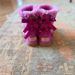UGG Bailey Boots with Ribbons